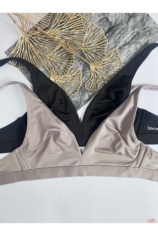 Бюстгальтер з м'якими чашками без кісточок з мікрофібри La Vivas 50278